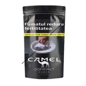 Tutun Camel Compact Black la pungă